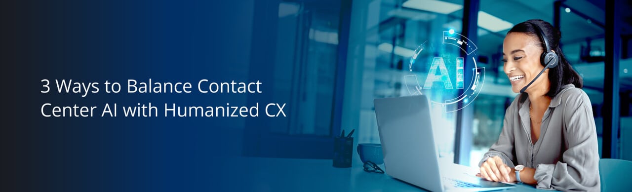 image of an agent in Contact center AI